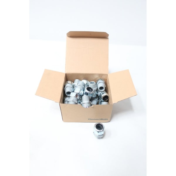 Abb THOMAS&BETTS 2522 BOX OF 25 STRAIN RELIEF CORD CONNECTOR 1/2IN CONDUIT FITTING - 2522