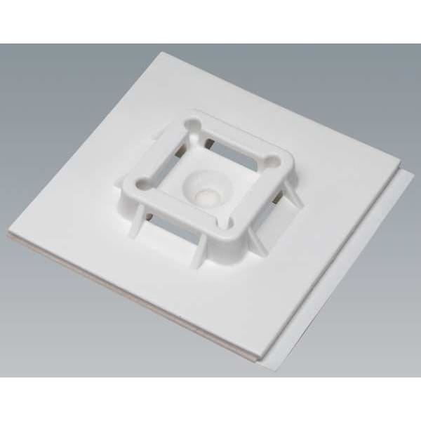 Panduit Cable Tie Mounting Pad, 4-Way, Naturl, PK50 - SGABM50-A-L