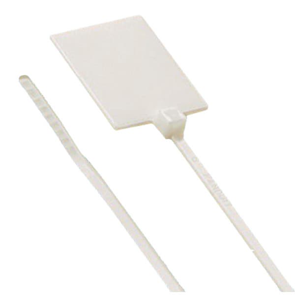 Panduit Cable Tie, 5.1"L, Nylon, White, PK1000 - PLF1MA-M