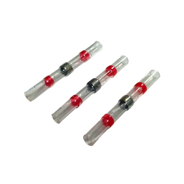 Electriduct Heat Shrink Solder Sleeve Crimpless Terminator - Electriduct - HS-HP-SS-20-RD-10