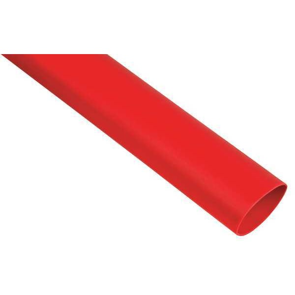 3M Shrink Tubing, 0.8in ID, Black, 4ft, PK20 - HDT-0800-48A-RED
