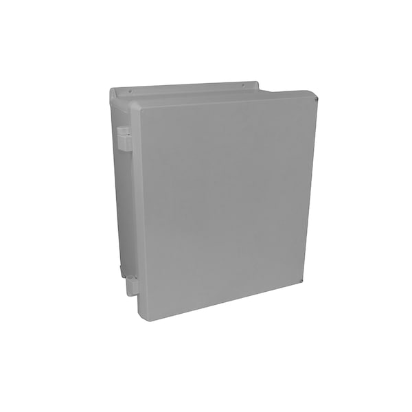 Vynckier Fiberglass Electrical Enclosures, 11.32 in H, 5.4 in D, 9.32 in W, NEMA 4X, Hinged - VJ1008NHW