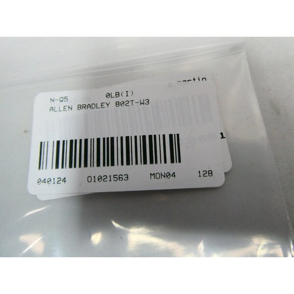 Allen Bradley Piezas y Accesorios de Interruptor de Palanca de Operación - 802T-W3