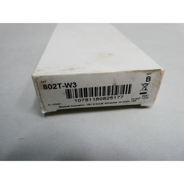Allen Bradley Piezas y Accesorios de Interruptor de Palanca de Operación - 802T-W3