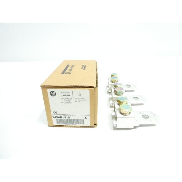 Kit de conector de abrazadera de tornillo Allen Bradley para interruptor de desconexión de 400A con partes y accesorios - 1494R-N10
