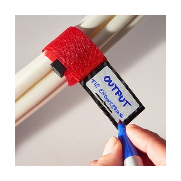 Rip-Tie Rip-Tie Rip-Lock CableWrap 100Pk, PK 100 - RLH-145-100-O-WO