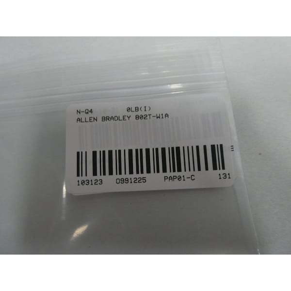 Allen Bradley PALANCA DE RODILLO NO AJUSTABLE DE RADIO DE 1.5 PULGADAS SERIE B PIEZAS Y ACCESORIOS DE INTERRUPTOR - 802T-W1A