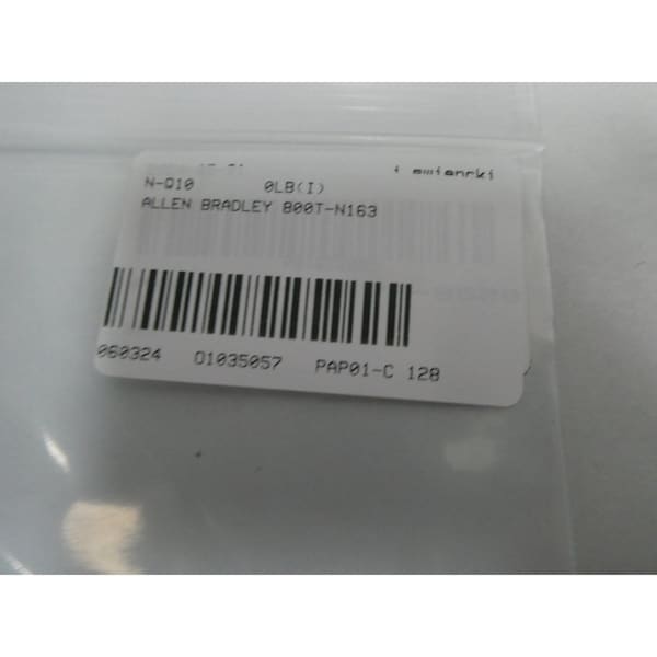 CUBIERTA DE CANDADO PARA INTERRUPTOR SER A DE ALLEN BRADLEY - PIEZAS Y ACCESORIOS - 800T-N163
