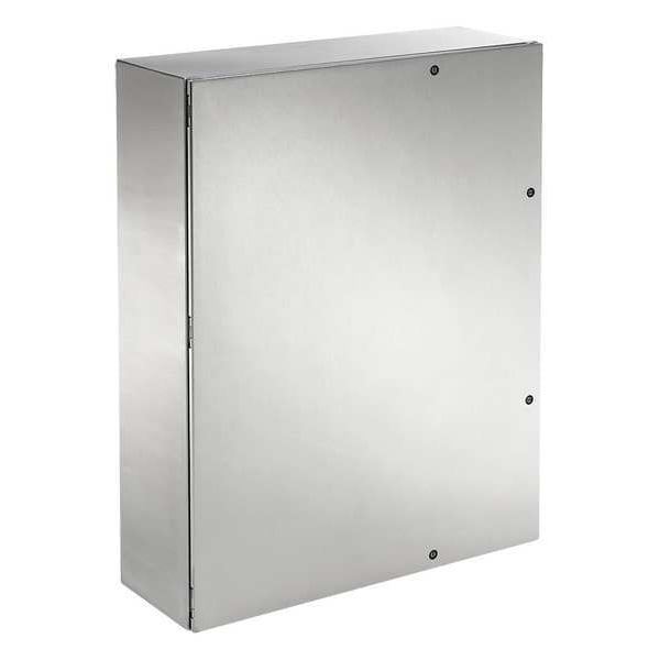Nvent Hoffman 304 Stainless Steel Electrical Enclosures, 36 in H, 10 in D, 36 in W, NEMA 4X, Hinged - CSD363610SSR