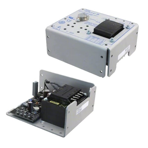 Sl Power / Condor AC to DC Power Supply, 100 to 120V AC, 12V DC, 40W, 3.4A, Chassis - HC12-3.4-A+G
