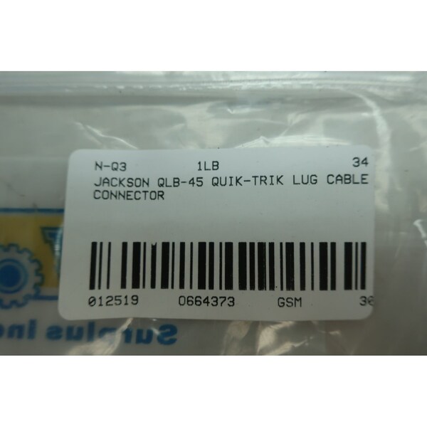 Jackson JACKSON QLB-45 QUIK-TRIK SET OF LUG CABLE CONNECTOR - QLB-45