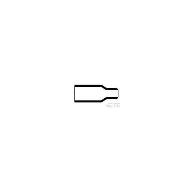 Raychem Heat Shrink Boot, Dual Wall, Polyolefin, Adhesive, 29.5/29.5 Id Before Shrink, 1.8:1 Shrink Ratio,  - 202A142-3/86-0