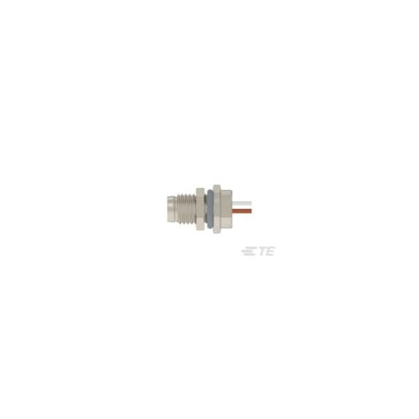 Te Connectivity Circular Metric Connectors M8 Mle Pnl Rear 4Pos Str Wire - T4070014041-001
