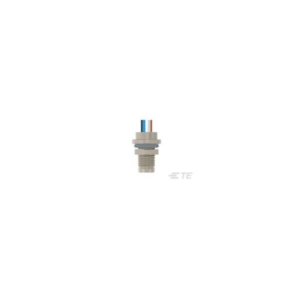 Te Connectivity Circular Metric Connectors M8 Mle Pnl Rear 4Pos Str Wire - T4070014041-001