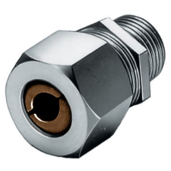 Hubbell Wiring Device-Kellems Cord Connectors, Straight Male, .50"- .63" (12.7- 15.9), Stainless Steel - SHC1036SS