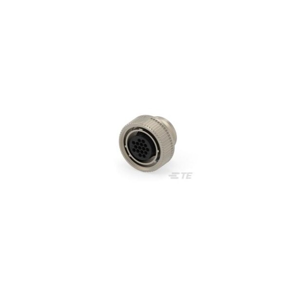 Te Connectivity Circular Connector, 16 Contact(S), Zinc Alloy, Female, Crimp/Solder Terminal, Plug - 208488-1