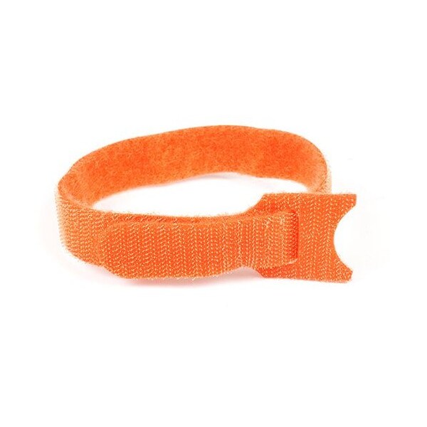 Ty-Flot 24.0 in L, 0.75 in W, Orange Hook-and-Loop Cable Tie - OWS24X75OR