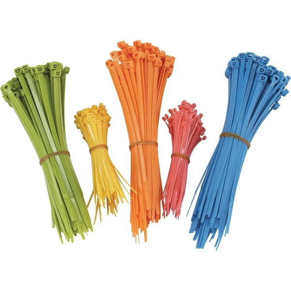 All-Source Self-Locking Nylon Cable Tie Assortment 500-Piece - ZMX-BD01