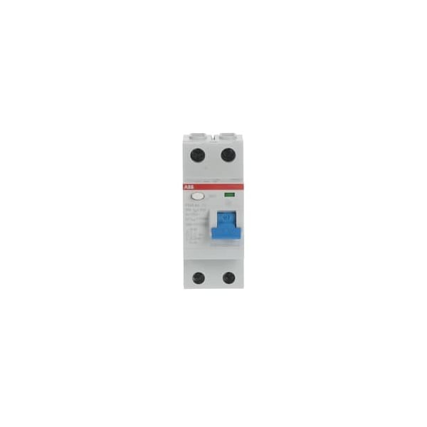 Abb F202AC-40/0.1, RCD F200 2P 40A 100MA 480Y/277 - F202AC-40/0.1