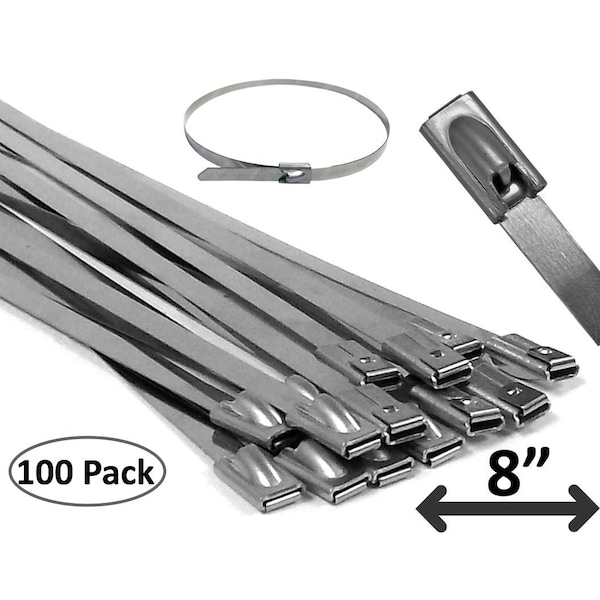 Electriduct Electriduct 304 Stainless Steel Cable Ties - CT-ED-SS-8-100