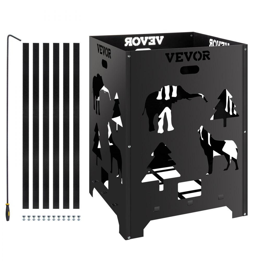 Vevor Burn Barrel Burn Drum Incinerator Barrel 21x21x27 Inch For Yard Waste - HXTGBDDWC2127WCFLV0