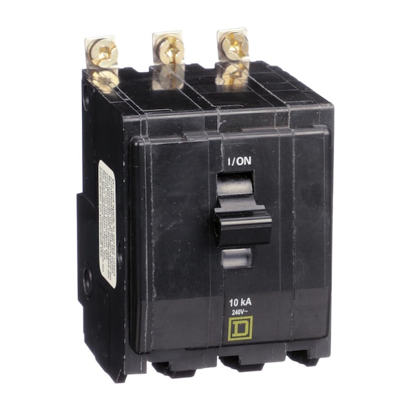 Square D Miniature Circuit Breaker, QOB Series, 40A, 3 Pole, 120/240V AC, 10kA at 120/240V AC - QOB3405238