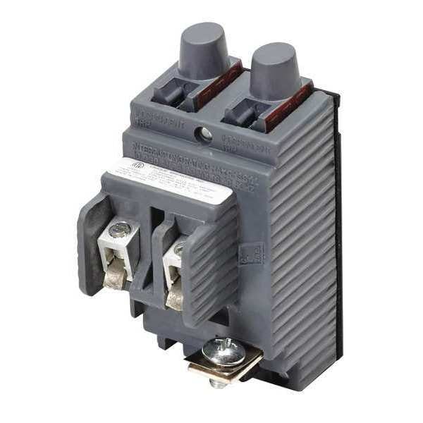 Ubi Circuit Breaker, UBIP Series, 15/20A, 2 Pole, 120V AC, 10kA - UBIP1520