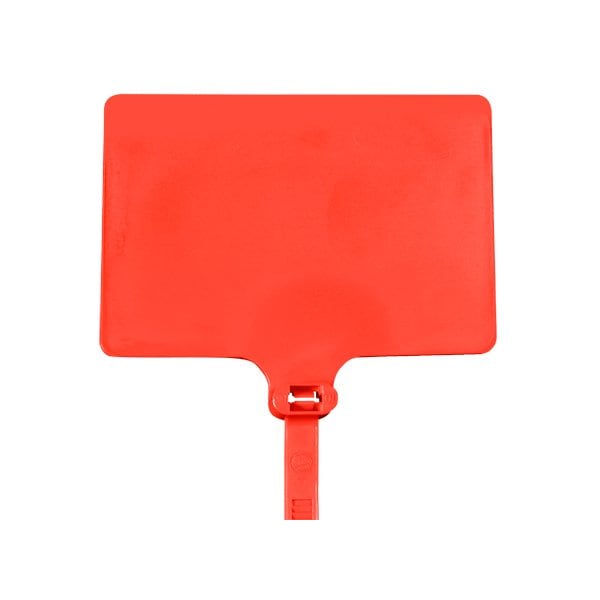 Bsc Preferred 6'' 120# Red Identification Cable Ties, 100PK - BUY00026434