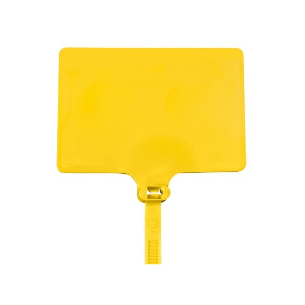 Bsc Preferred 6'' 120# Yellow Identification Cable Ties, 100PK - BUY00026444