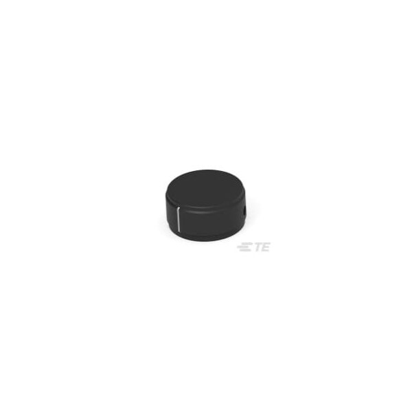 Te Connectivity KN1250B1/4=KNOB NEGRO CON CUCHILLA 1/ - 2-1437622-7