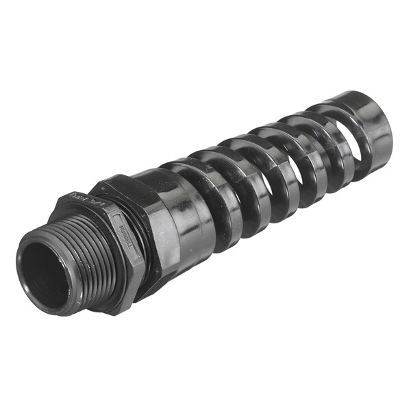 Hubbell Wiring Device-Kellems Cord Connectors, Straight Male, .45"- .71" (11.4-18), Nylon Miniature with Spiral - HJ1044BPK25