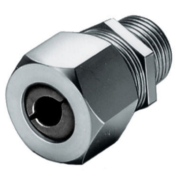 Hubbell Wiring Device-Kellems Cord Connectors, Straight Male, .25"- .31" (6.3- 7.9), Stainless Steel - SHC1004SS
