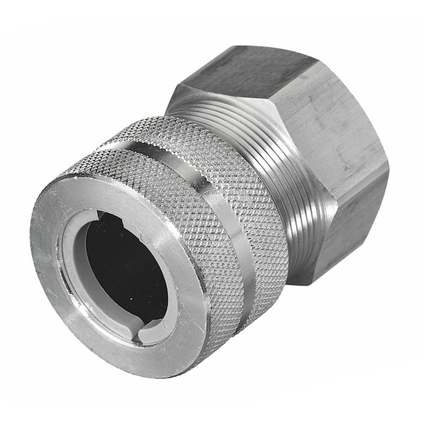 Hubbell Wiring Device-Kellems Cord Connectors, Straight Female, .38"- .50" (9.7- 12.7), Aluminum - FHC1033