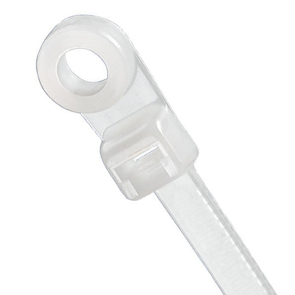 Panduit Clamptie, Min, 4.3in, #4, Nat, PK1000 - PLC1M-S4-M
