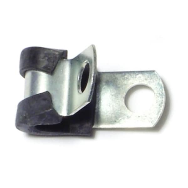 Midwest Fastener 1/4" x 1/2" Rubber Cushioned Steel Support Clamps 20PK - 72541