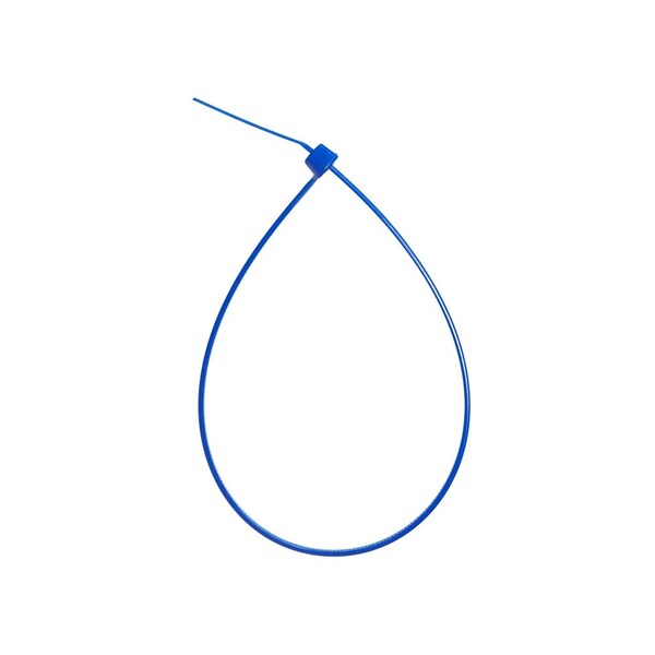 South Main Hardware 11-in   75-lb, Blue, 100 Standard Nylon Tie - 220167