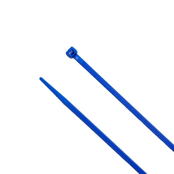 South Main Hardware 11-in   75-lb, Blue, 100 Standard Nylon Tie - 220167