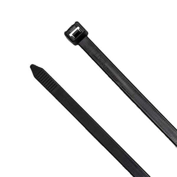 South Main Hardware 24-in   175-lb, Black, 50 Standard Nylon Tie - 220230