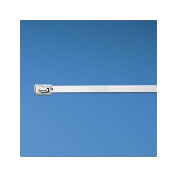 Panduit Stainless Steel Cable Tie, 10.2"L, PK100 - MLT2.7S-CP316