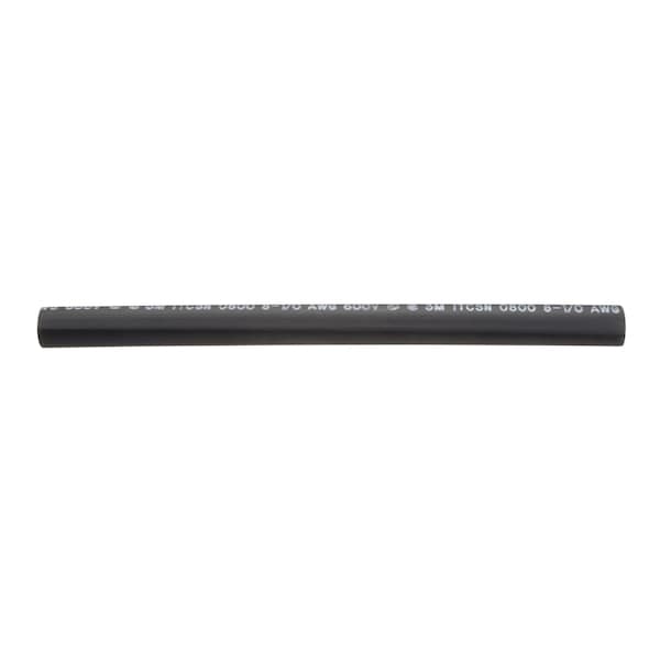 3M Shrink Tubing, 0.8in ID, Black, 12in, PK25 - ITCSN-0800-12"-BLACK-25 PCS