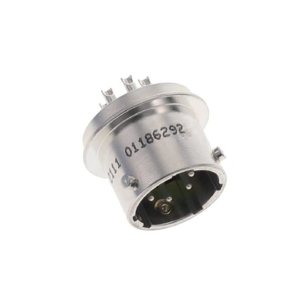 Rf Mil Series Connector, 6 Contact(S), Carbon Steel, Male, Solder Terminal, Receptacle - PTIH-10-6P