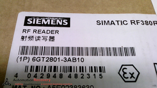 SIEMENS 6GT2801-3AB10, SIMATIC RF300 READER W/ INTEGRATED ANTENNA