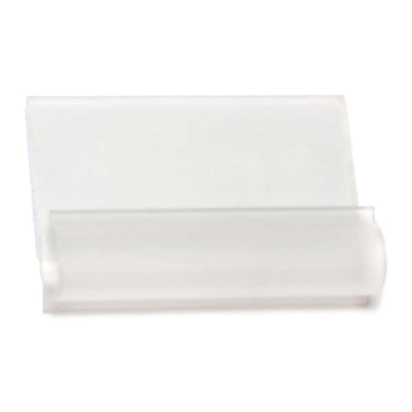 Midwest Fastener 1/4" Plastic wide Adhesive Clamps 10PK - 66865