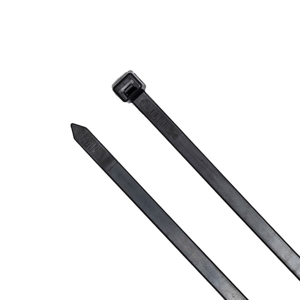 South Main Hardware 60-in Black 175-lb. Standard Nylon Ties 25PK - 220265