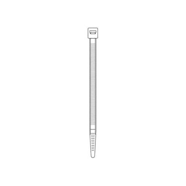 Act Heavy Duty Cable Tie, L 48", 175 Lbs, Natural - 48-175-N-50