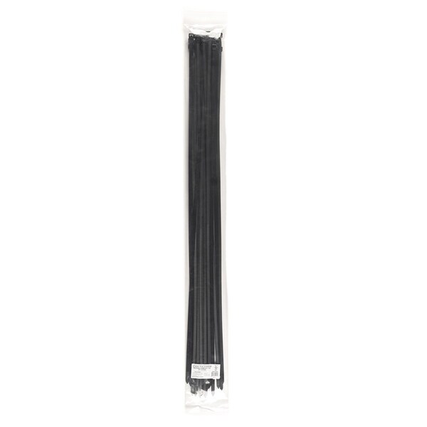 South Main Hardware 36-in   175-lb, Black, 25 Standard Nylon Tie - 220246