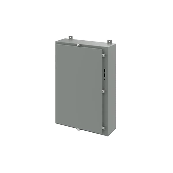 Nvent Hoffman Mild Steel Electrical Enclosures, 36 in H, 8 in D, 25.38 in W, NEMA 4, Hinged - A36HS2508LP