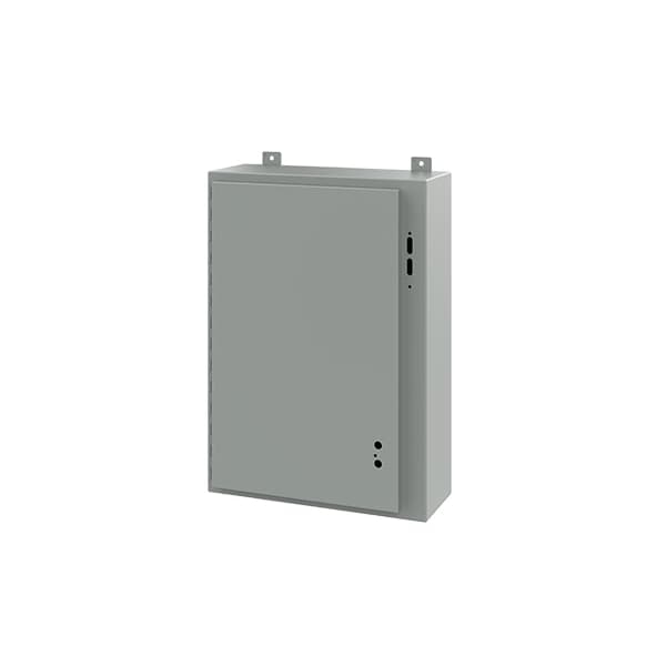 Nvent Hoffman Mild Steel Electrical Enclosures, 30 in H, 8 in D, 21.38 in W, NEMA 12, Hinged - A30SA2208LP