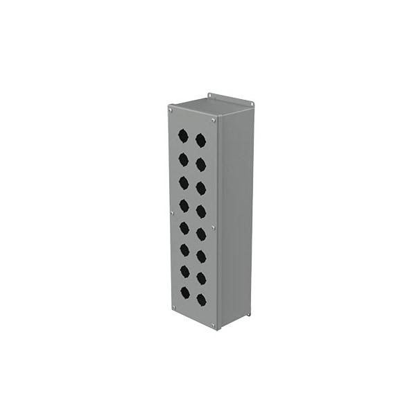 Nvent Hoffman Mild Steel Electrical Enclosures, 20-3/4 in H, 4-3/4 in D, 6-1/4 in W, NEMA 12, Screw On - E16SPBXV