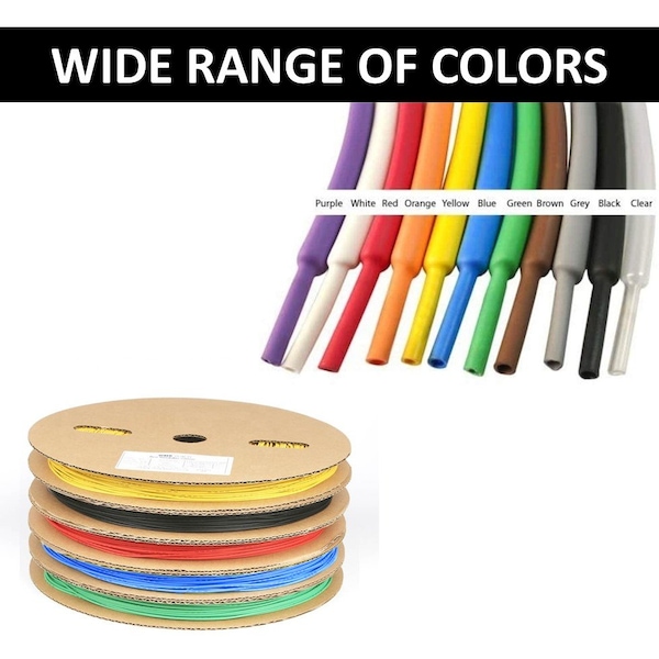 Kable Kontrol Kable Kontrol® 2:1 Polyolefin Heat Shrink Tubing - 1-1/2" Inside Diameter - 100' Length - Red - HS369-S100-RED